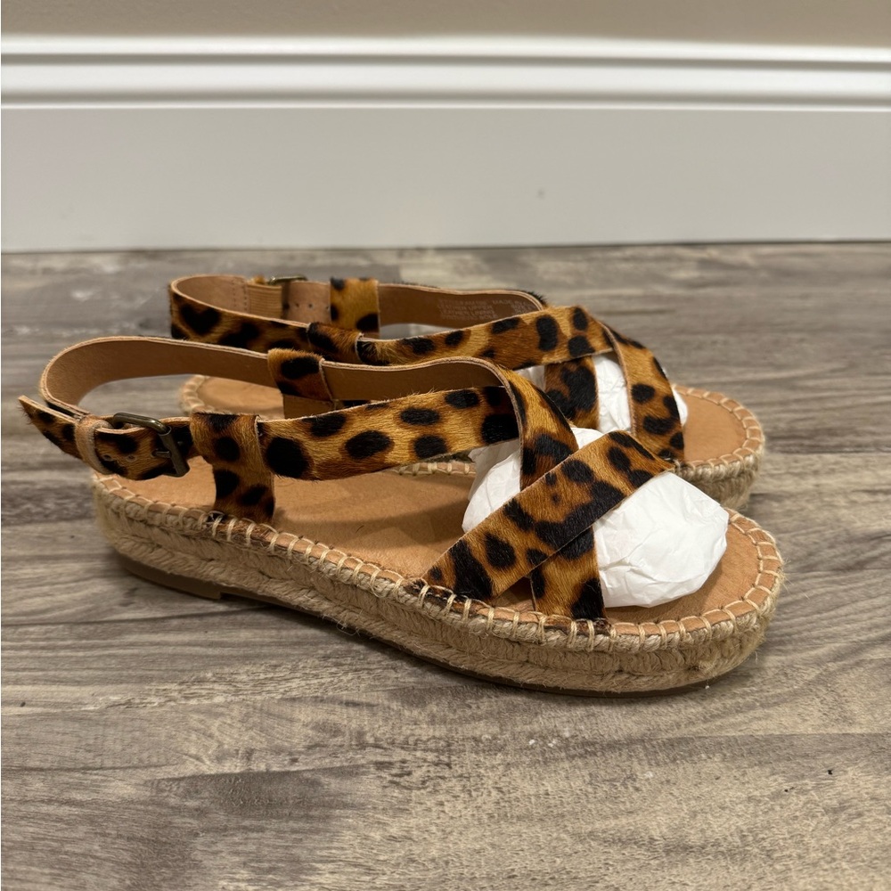Madewell size 6 Leopard Print Women’s Sandals